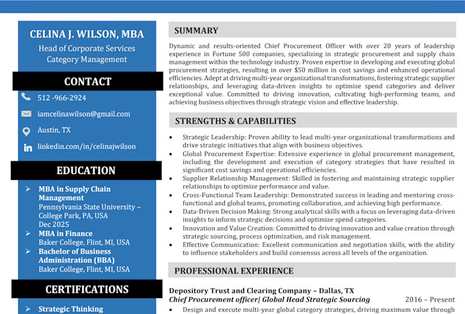 write an ats resume, executive CV, cover letter and optimize linkedin